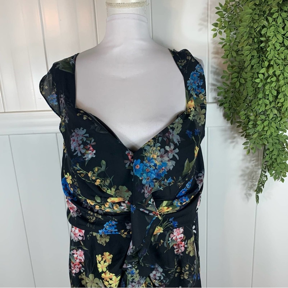 18 plus size NEW City Chic Honey Suckle Dress Black Womens Plus 18 - Picture 3 of 10